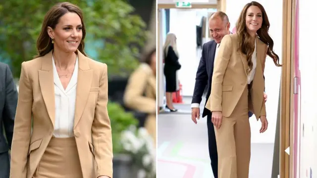 5 Times Kate Proved the Monochrome Pantsuit Is the Ultimate Power Move
