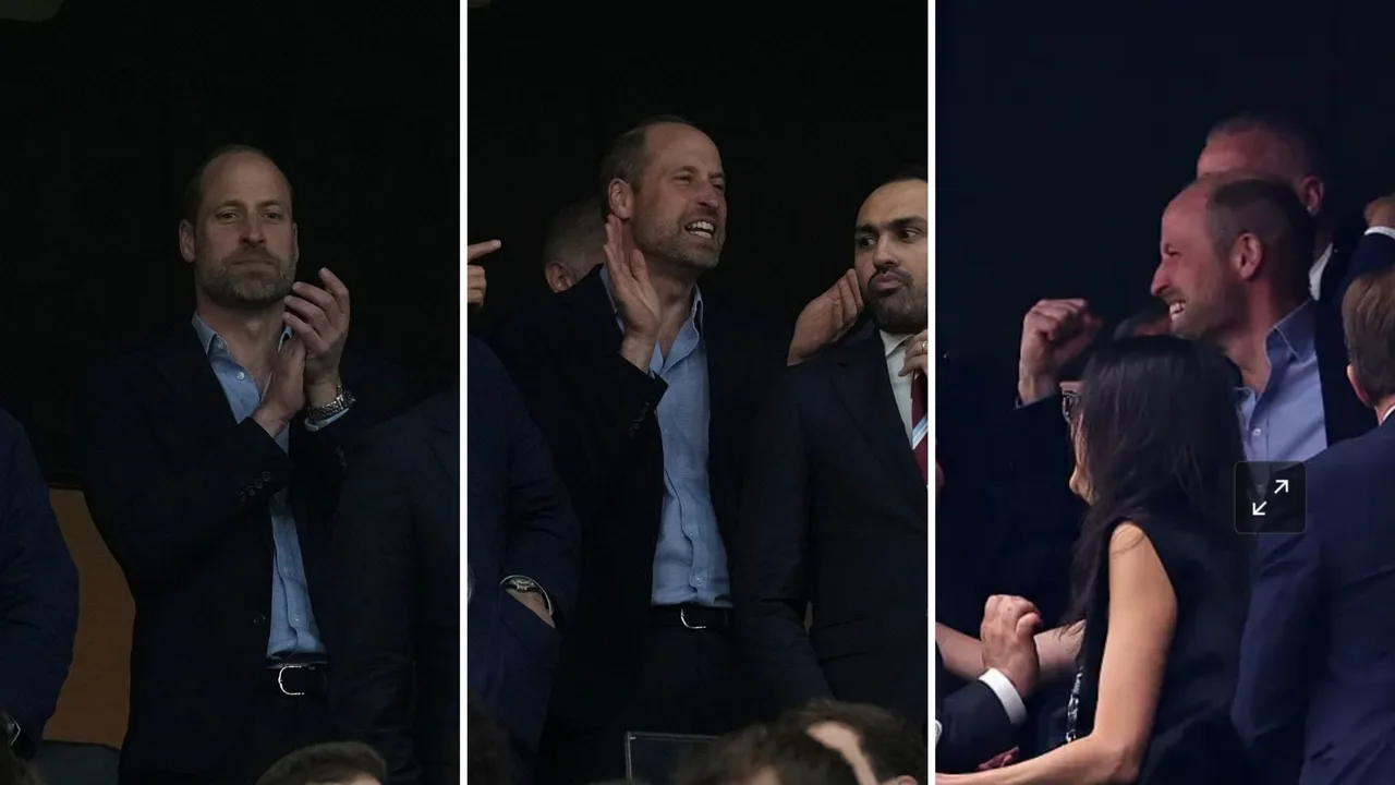 In Photos: Prince William Goes Through Every Emotion as His Favorite Football Team Wins Big