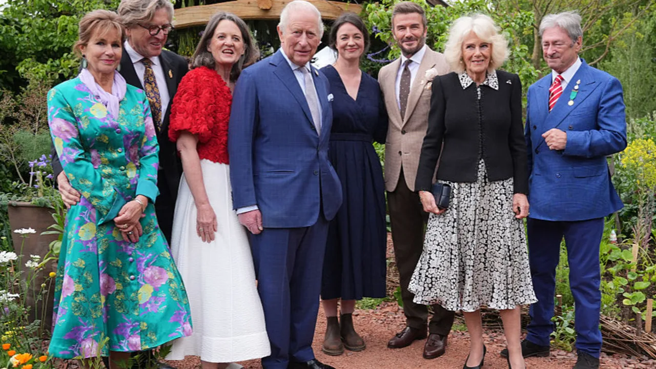 All the Celebrities Who Met King Charles at Chelsea Flower Show — See Photos