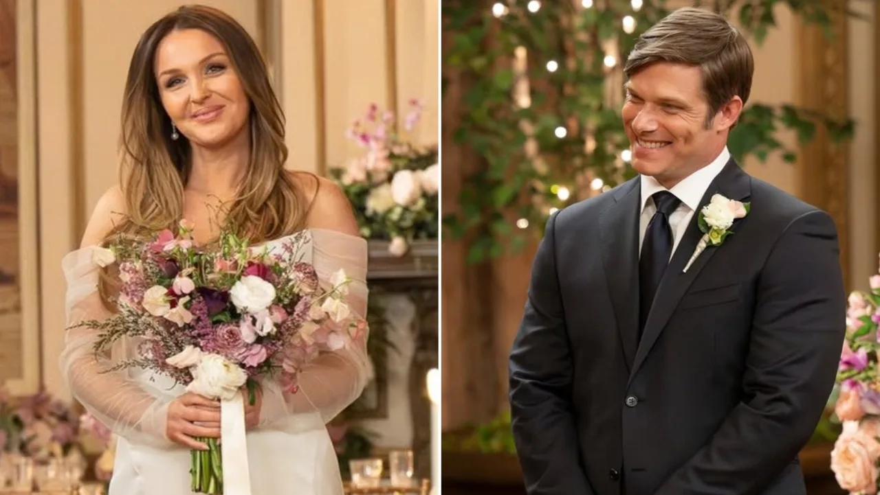 Camilla Luddington and Chris Carmack