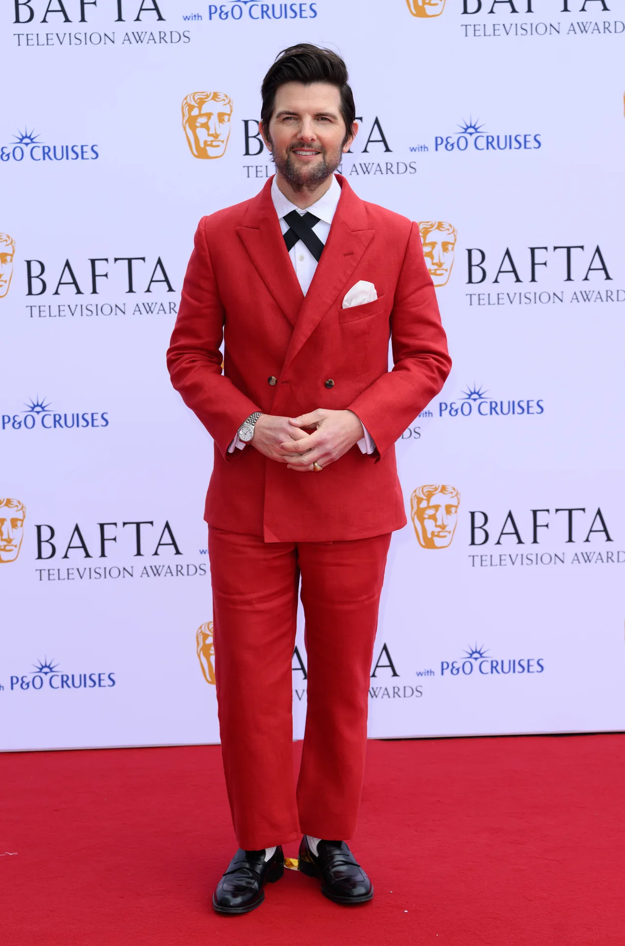 Adam Scott at the BAFTA Awards 2026