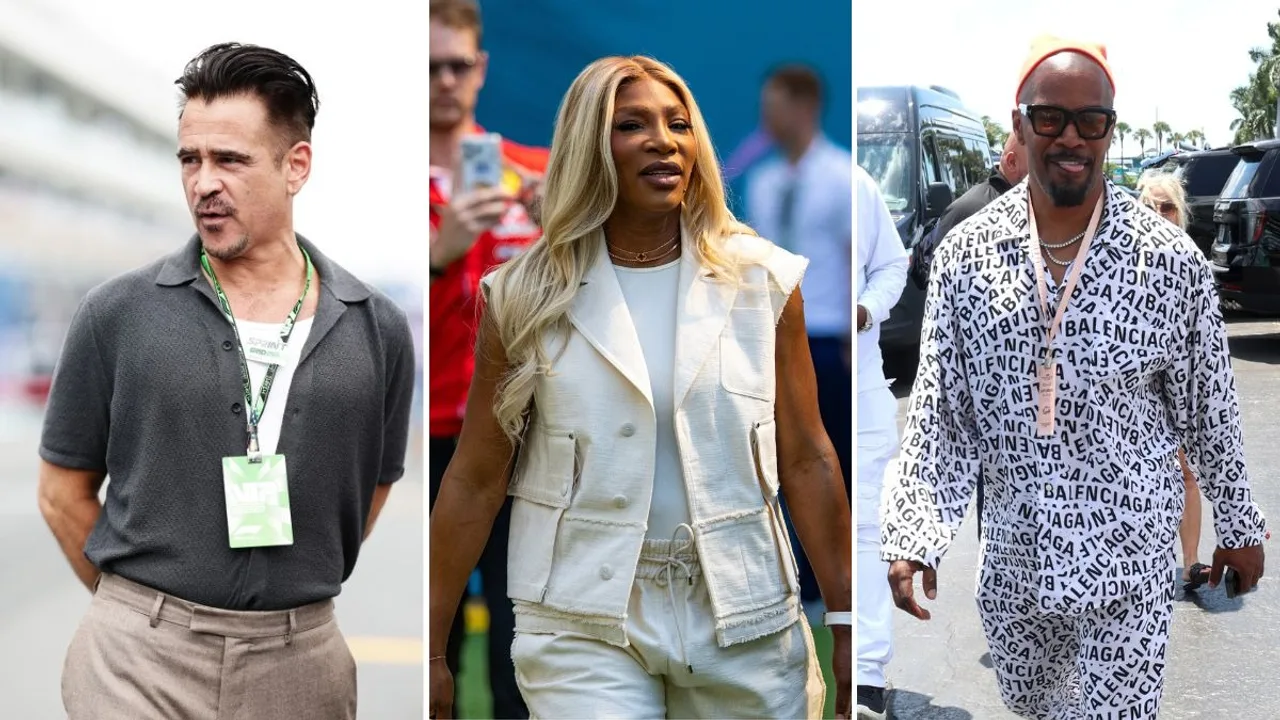 F1 Miami Grand Prix 2026: Colin Farrell, Serena Williams, Jamie Foxx and more stars light up the Sunshine State