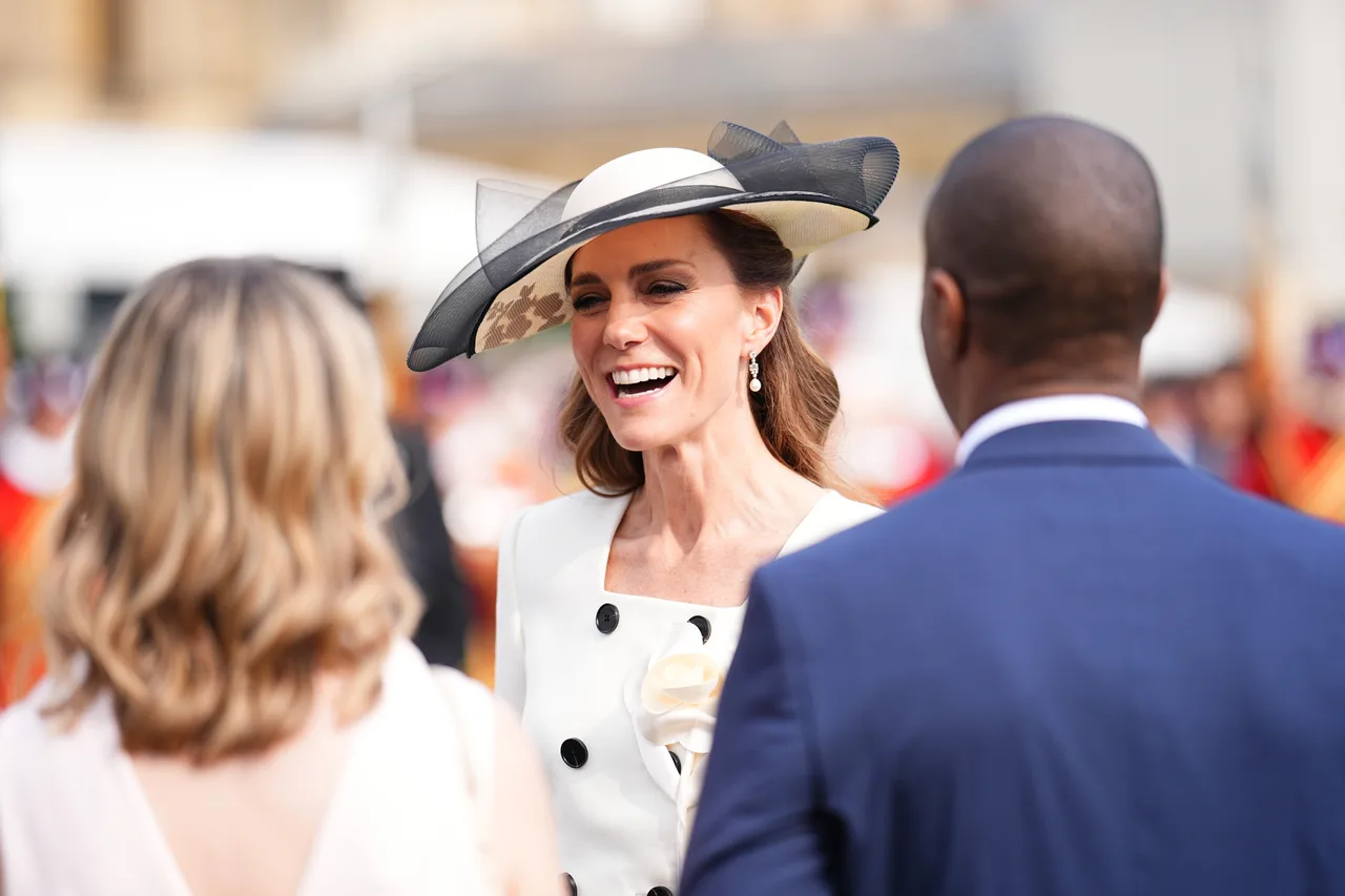Kate Middleton appeared in high spirits during the event
