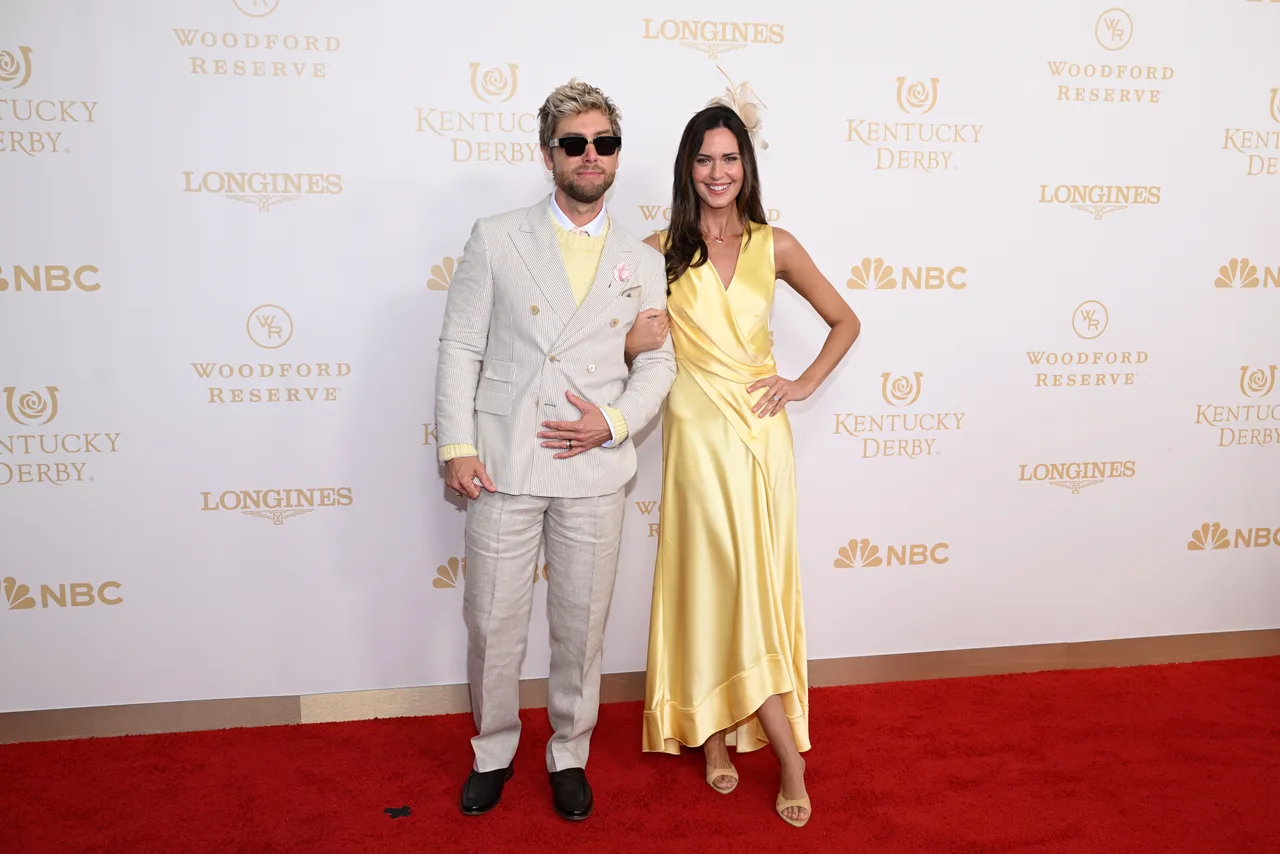 Lance Bass and Odette Annable