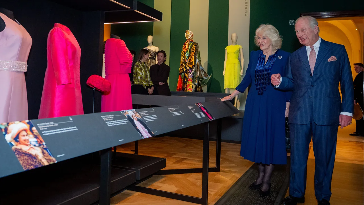 King Charles, Queen Camilla visit exhibition honoring Queen Elizabeth II’s fashion legacy