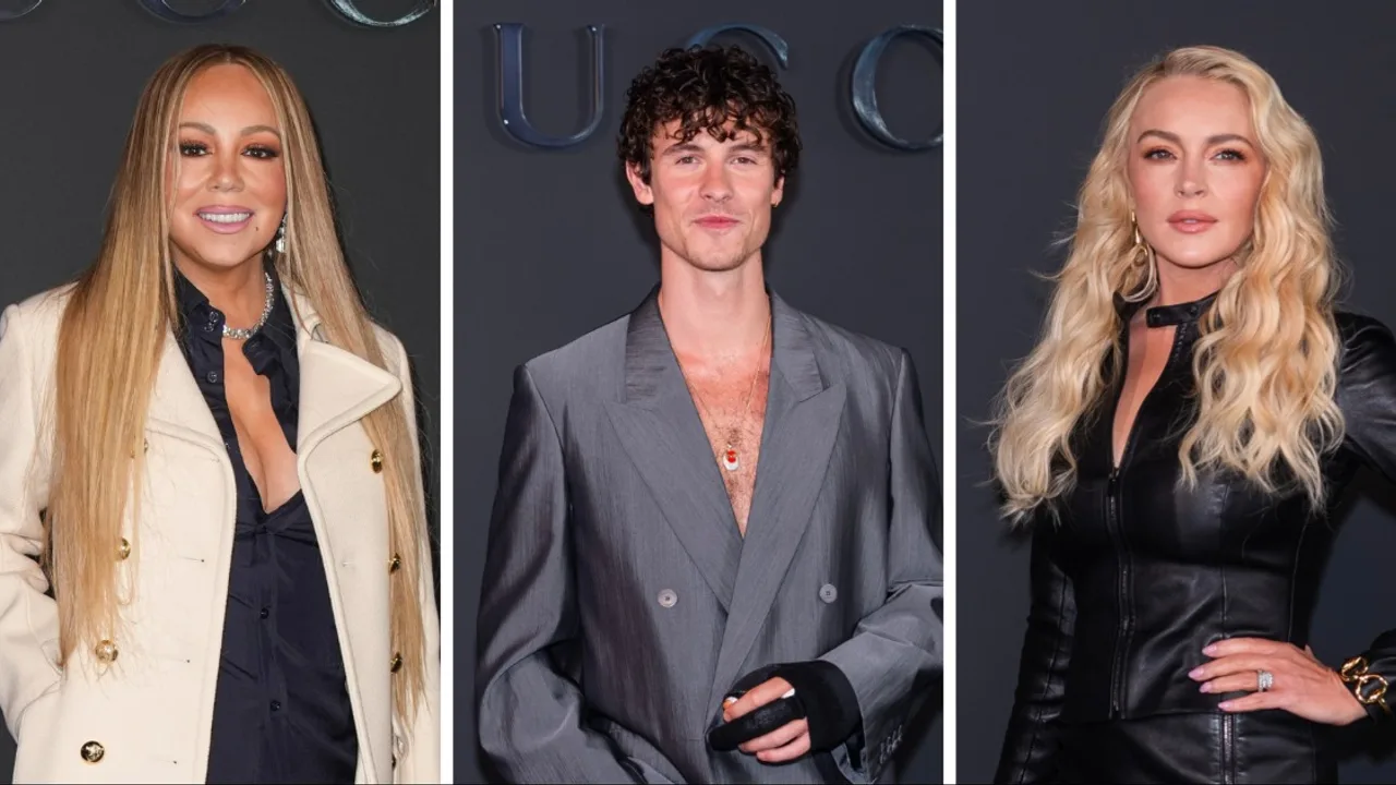 Mariah Carey, Shawn Mendes, Lindsay Lohan and more stars turn out for Gucci Cruise 2027 show