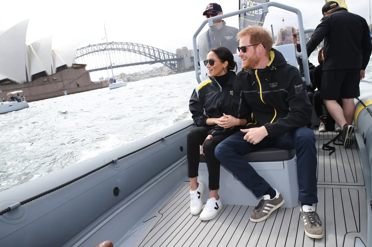 Meghan Markle and Prince Harry on their 2018 Australia tour