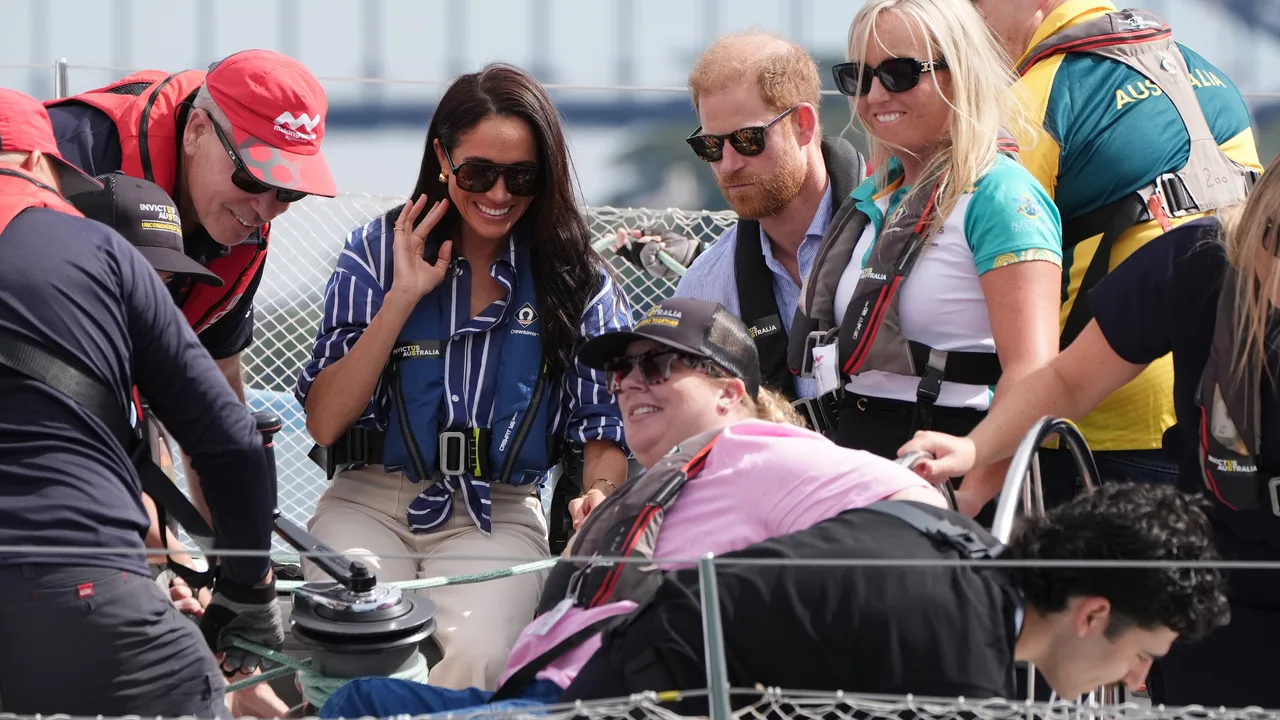 Meghan Markle and Prince Harry sail Sydney Harbour again during Australia visit, revisit 2018 Royal tour