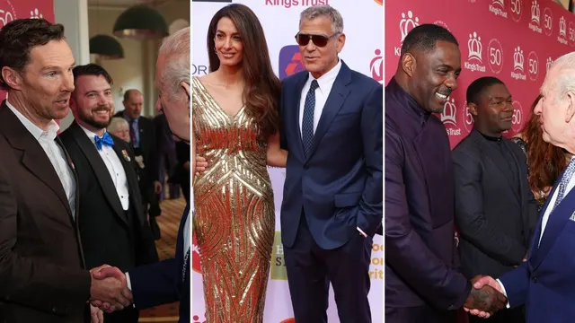 George and Amal Clooney, Benedict Cumberbatch, Idris Elba join King Charles for King’s Trust 50th Anniversary