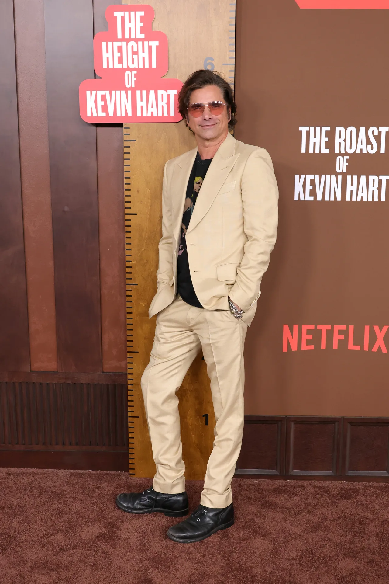 John Stamos keeps it minimal at 'The Roast of Kevin Hart' arrivals