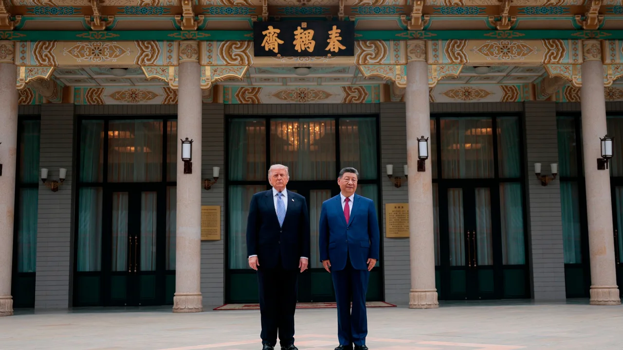 Trump strolls through highly secretive Zhongnanhai garden with Xi during Beijing visit