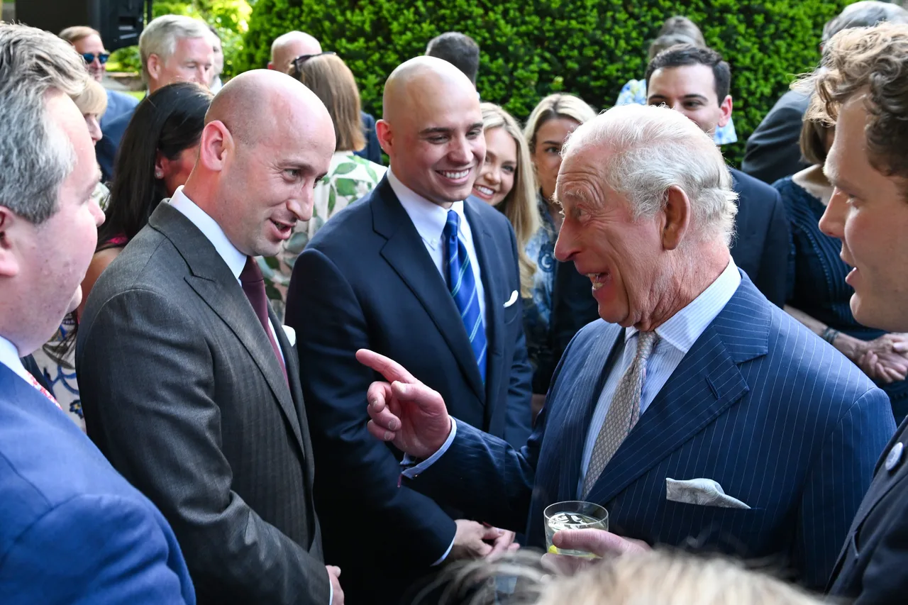 King Charles also had a candid chat with Stephen Miller