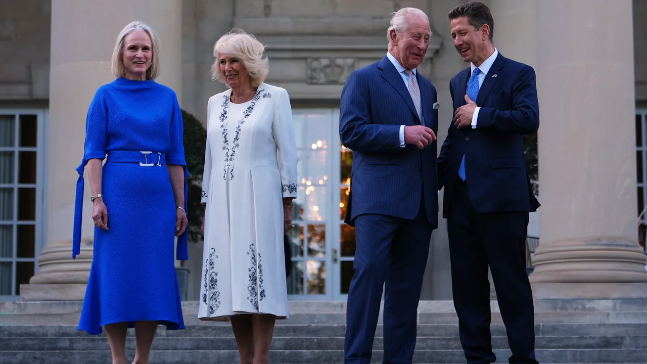 King Charles and Queen Camilla attend DC garden party hosted by British Embassy