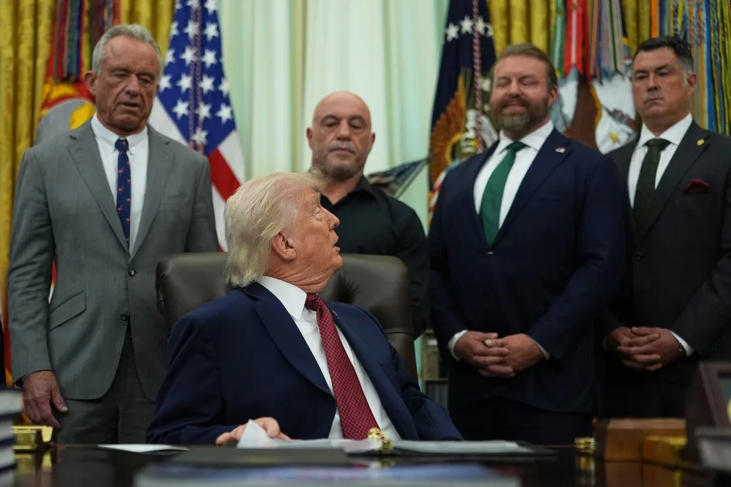 Joe Rogan credits texts to Trump for policy move