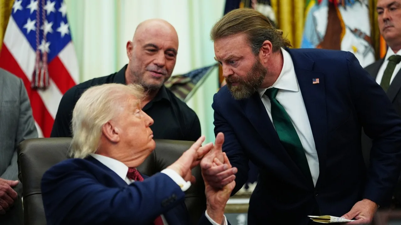 Joe Rogan joins Trump at Oval Office as he signs order to fast track review of psychedelics