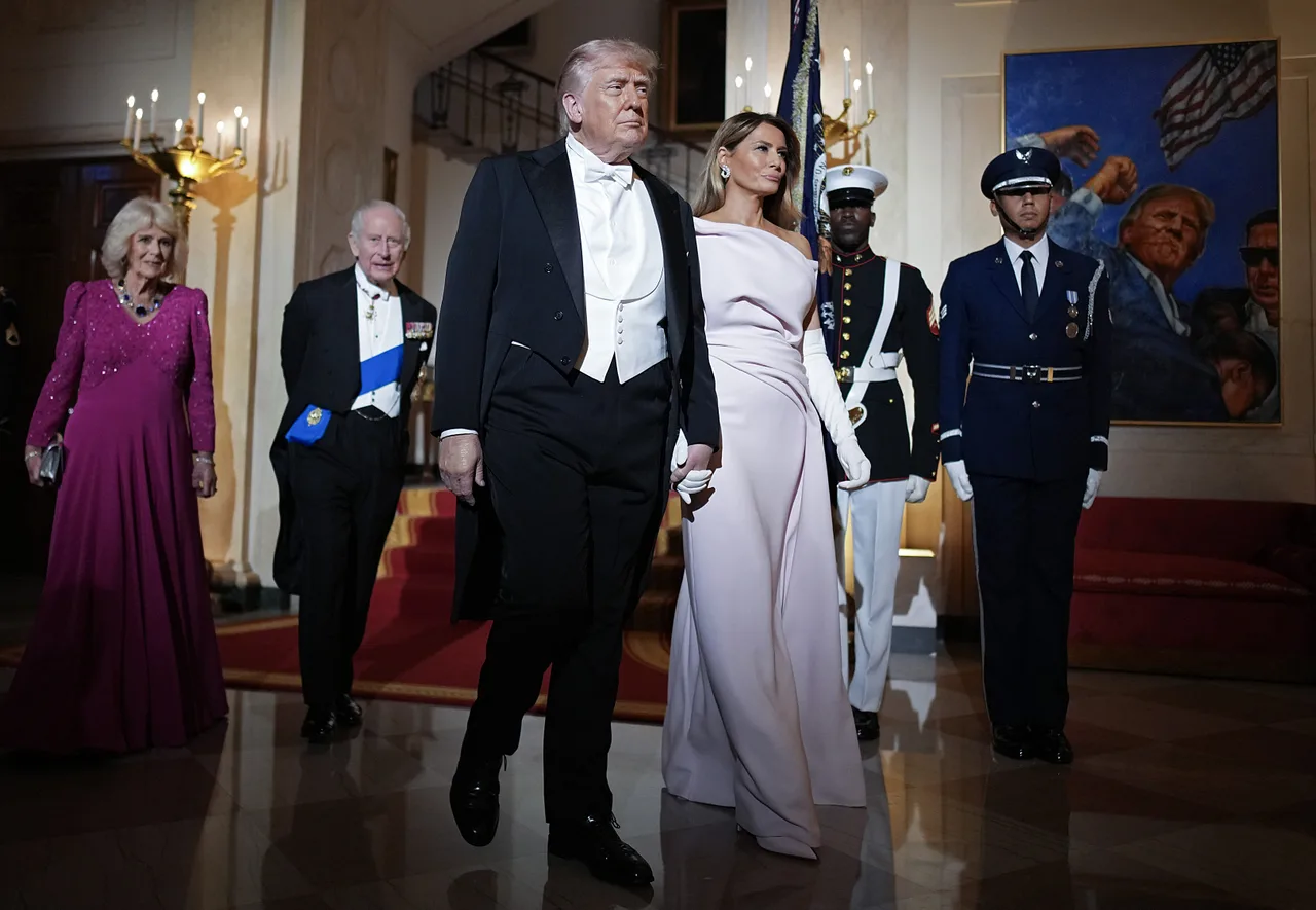The Trumps and the Royals entered the gala as a quartet