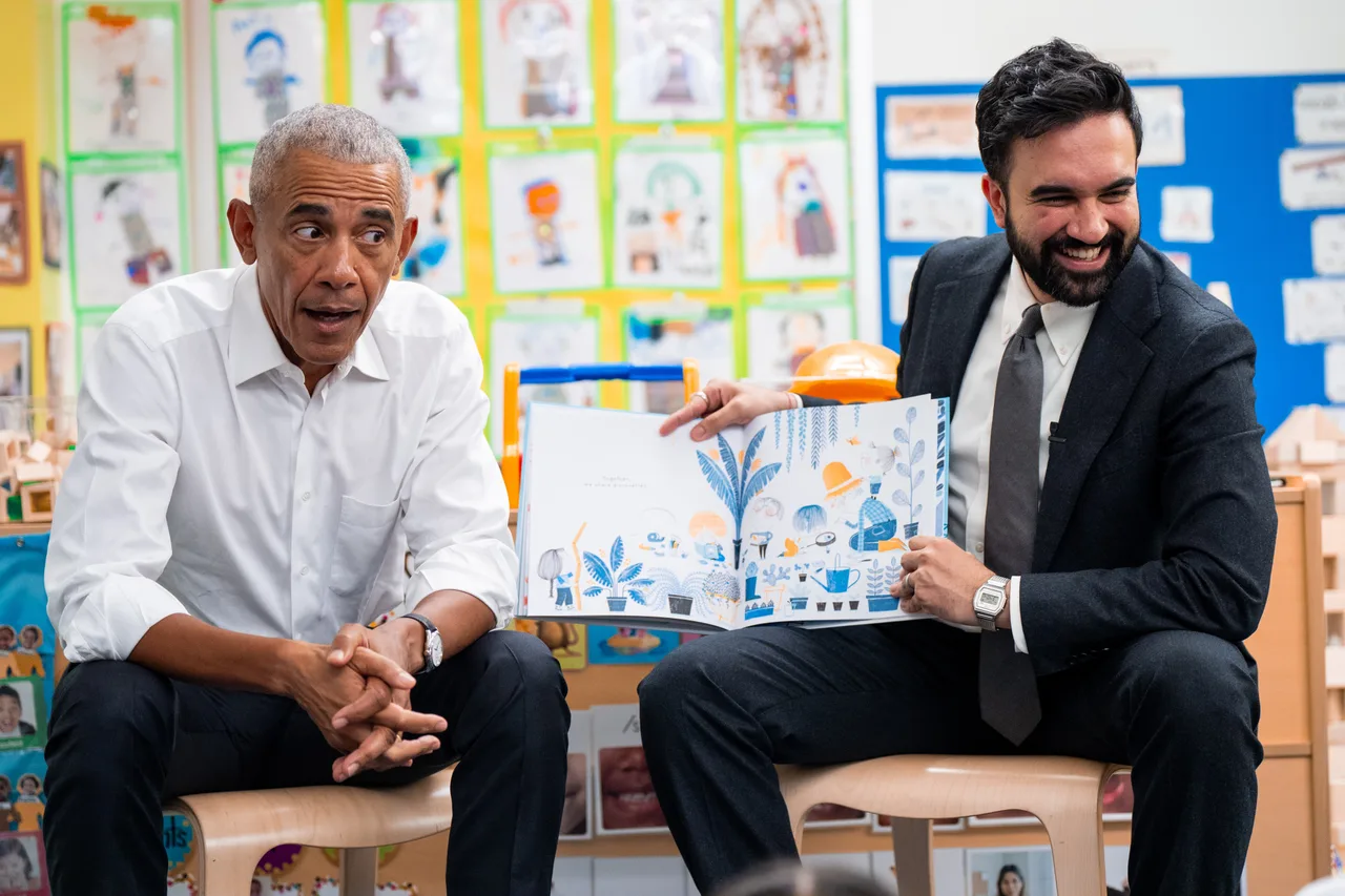 Obama and Mamdani kick off Bronx classroom visit
