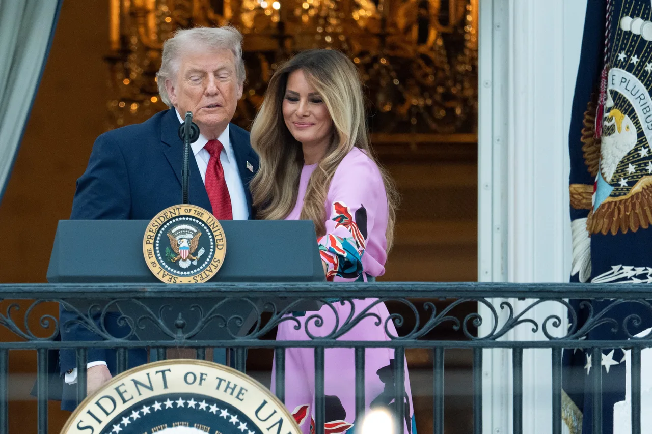 Donald Trump and Melania put their best fashion foot forward