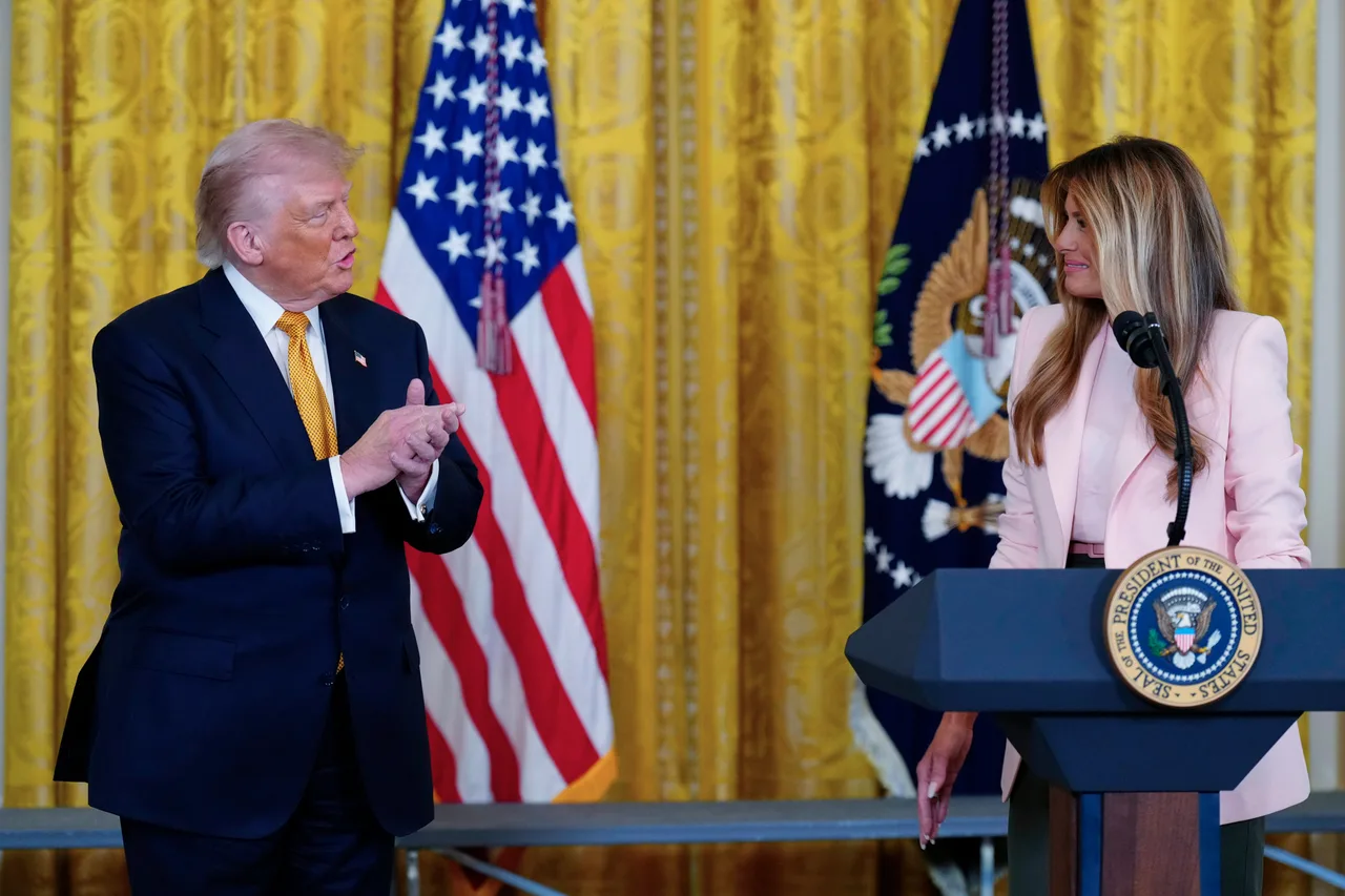 Melania praises Trump’s leadership