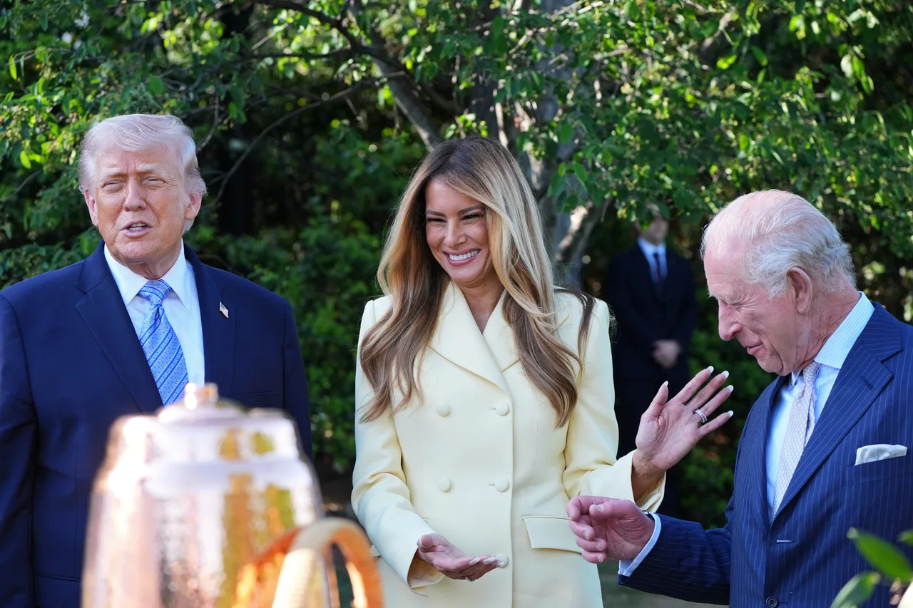 Melania adds a personal touch