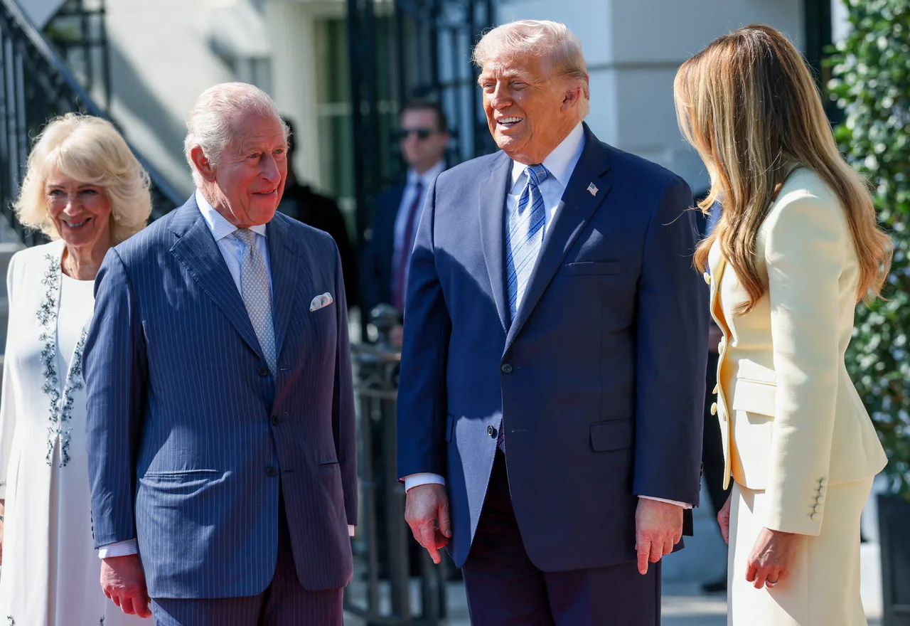 Trump greets King Charles