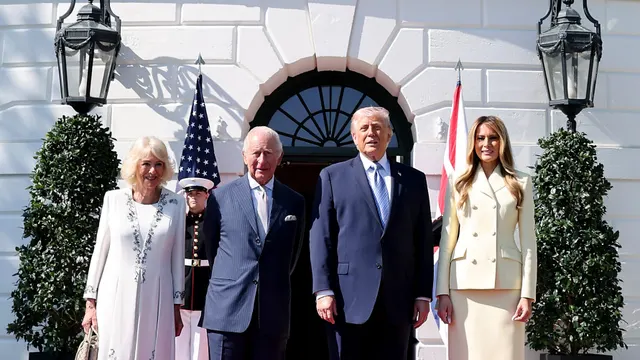 Trump, Melania welcome King Charles, Queen Camilla at White House