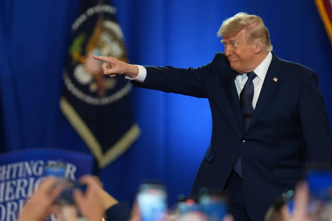 Trump blasts Democrats before breaking into dance moves
