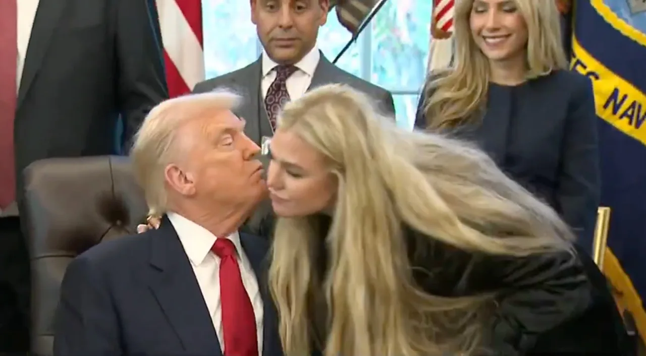 A previous Oval Office moment that drew criticism