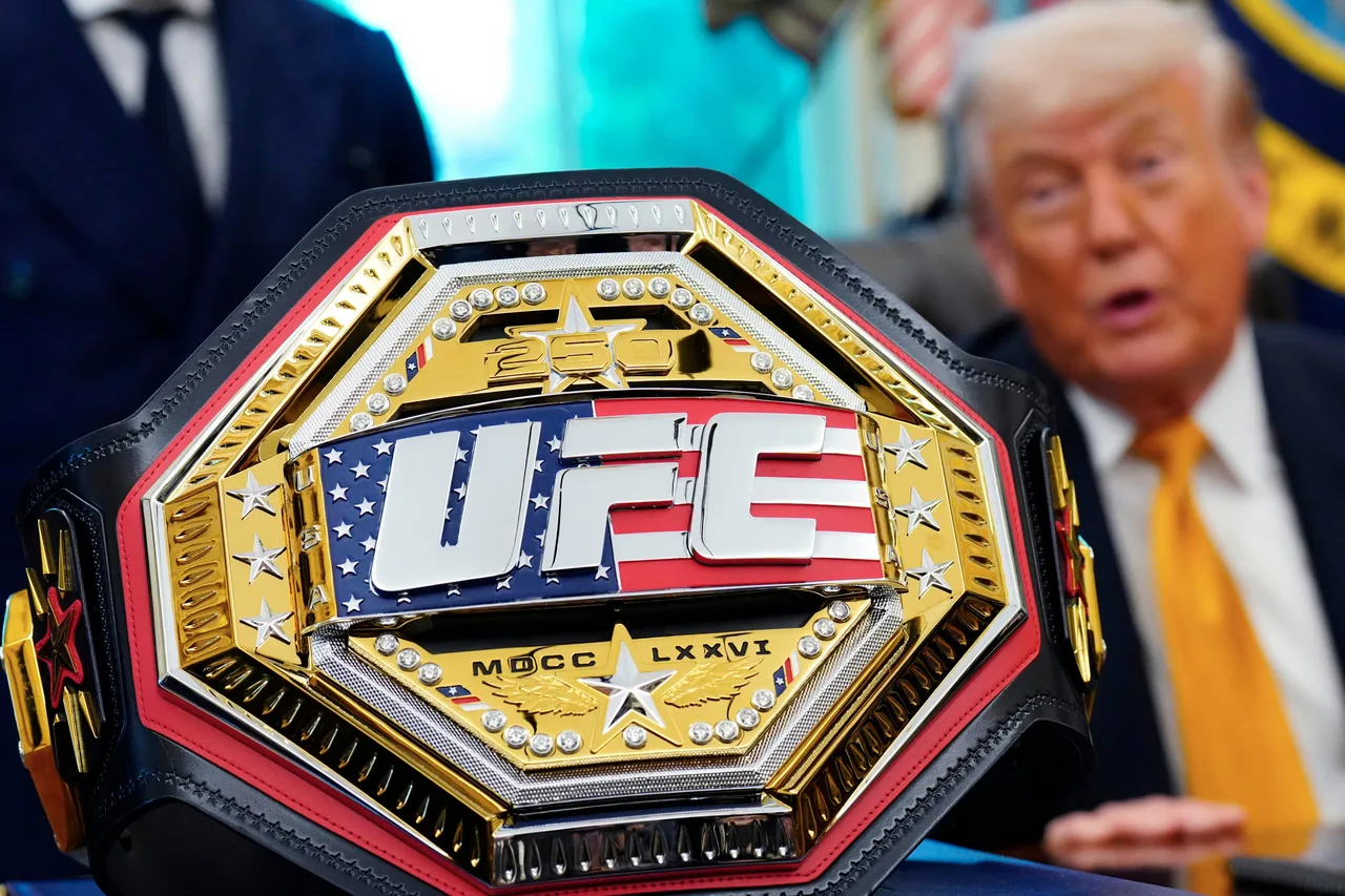 Trump unveils special UFC ‘Freedom 250’ belt