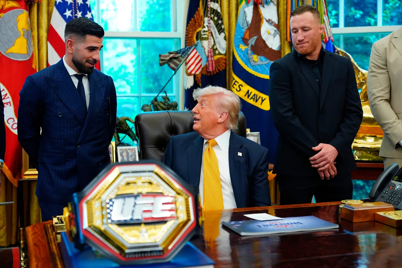 Ilia Topuria jokes Trump gave Justin Gaethje the ‘toughest test’