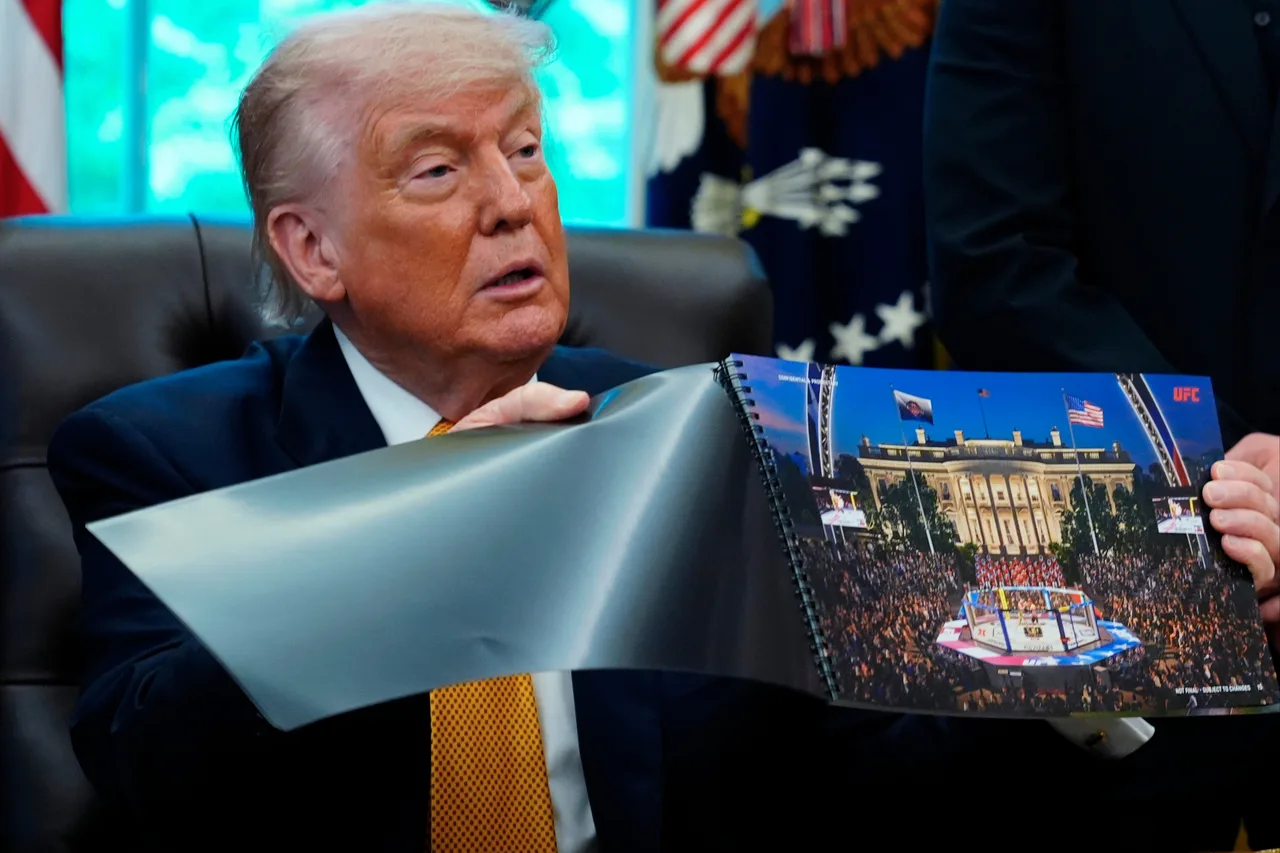 White House lawn to transform into massive UFC arena