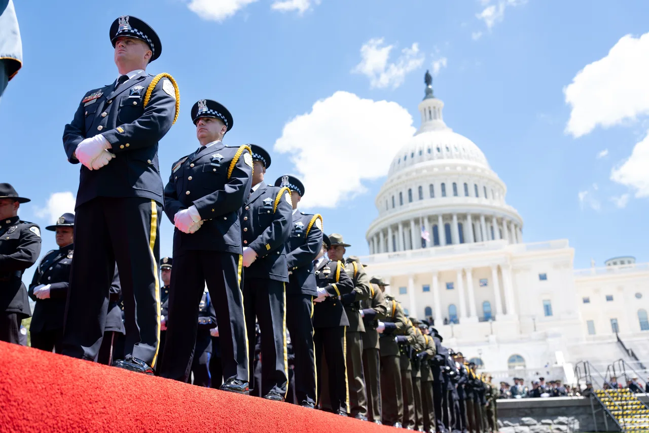 Officers gather at Capitol as memorial service honors fallen heroes