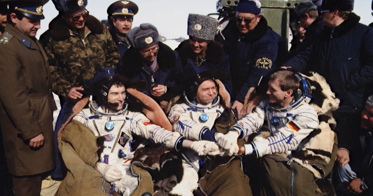 Russian cosmonaut Sergei Krilalev left for space but returned to a vanished homeland