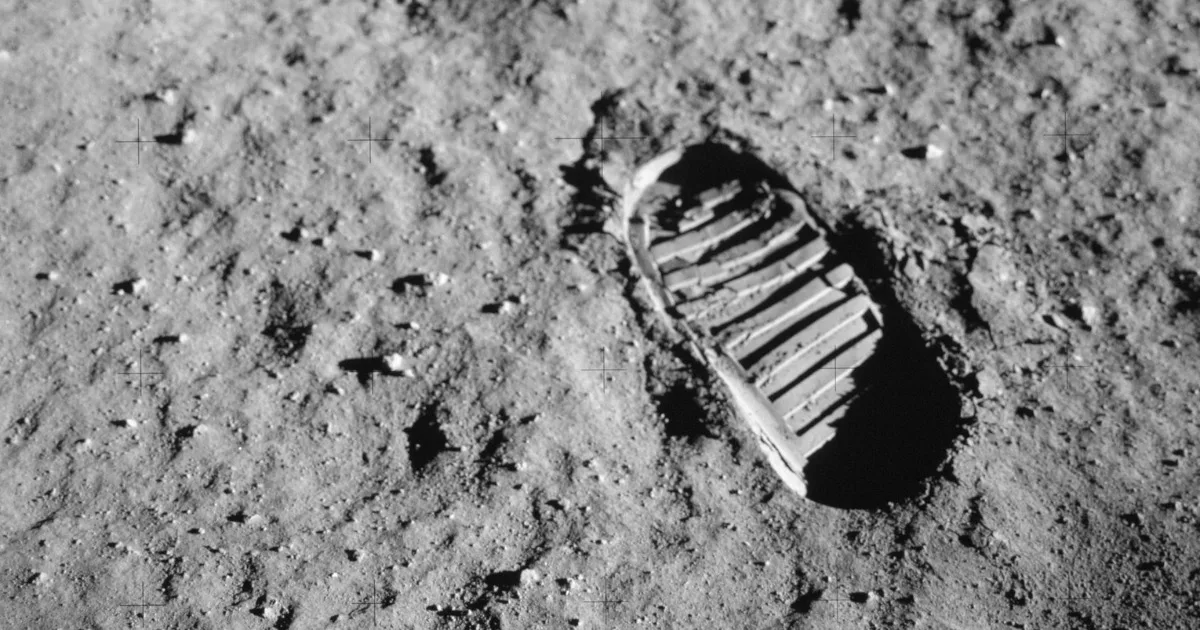 Humanity’s first footprints on the Moon remain frozen in time