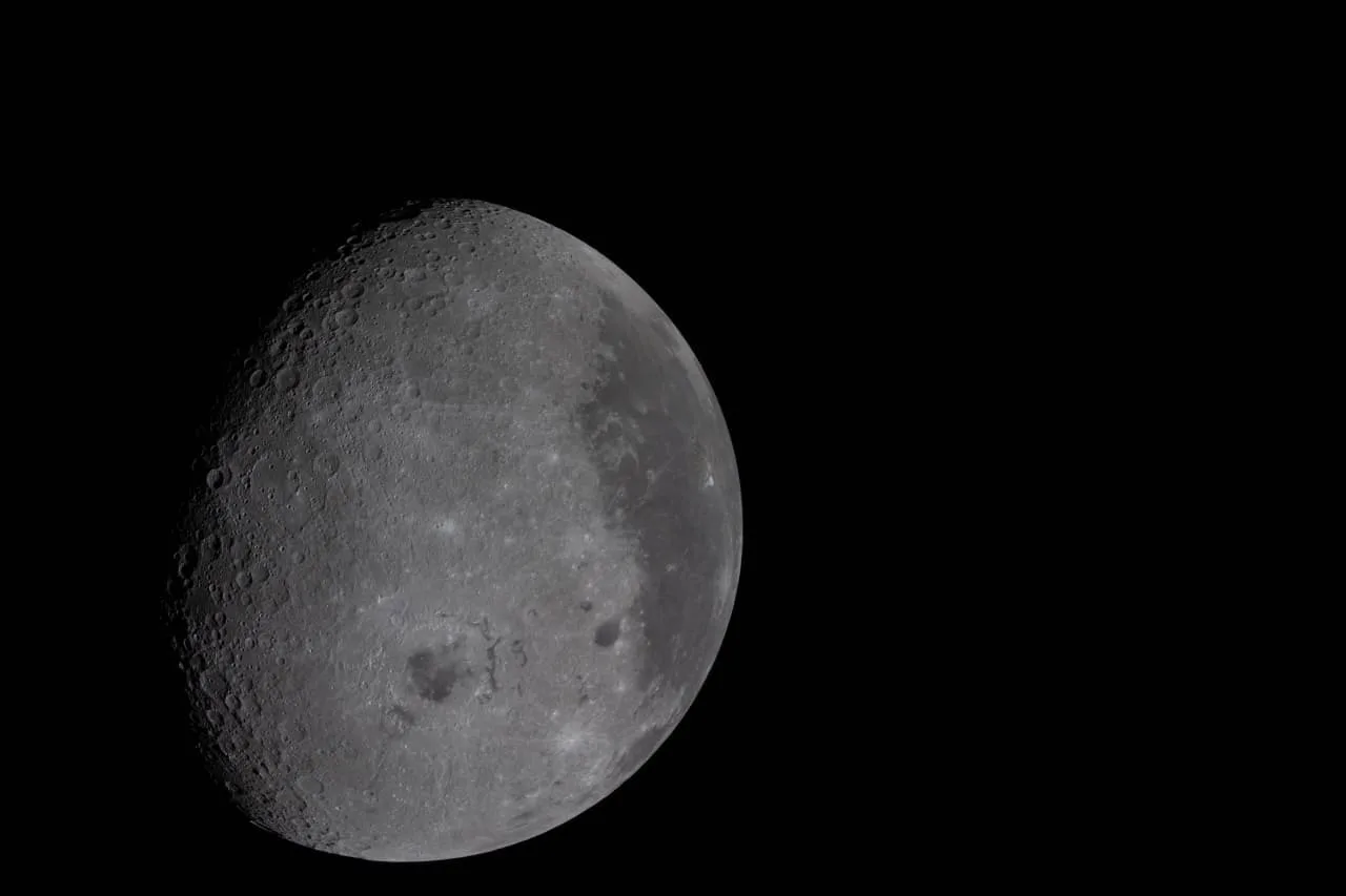 The Moon in more than two-thirds of its glory