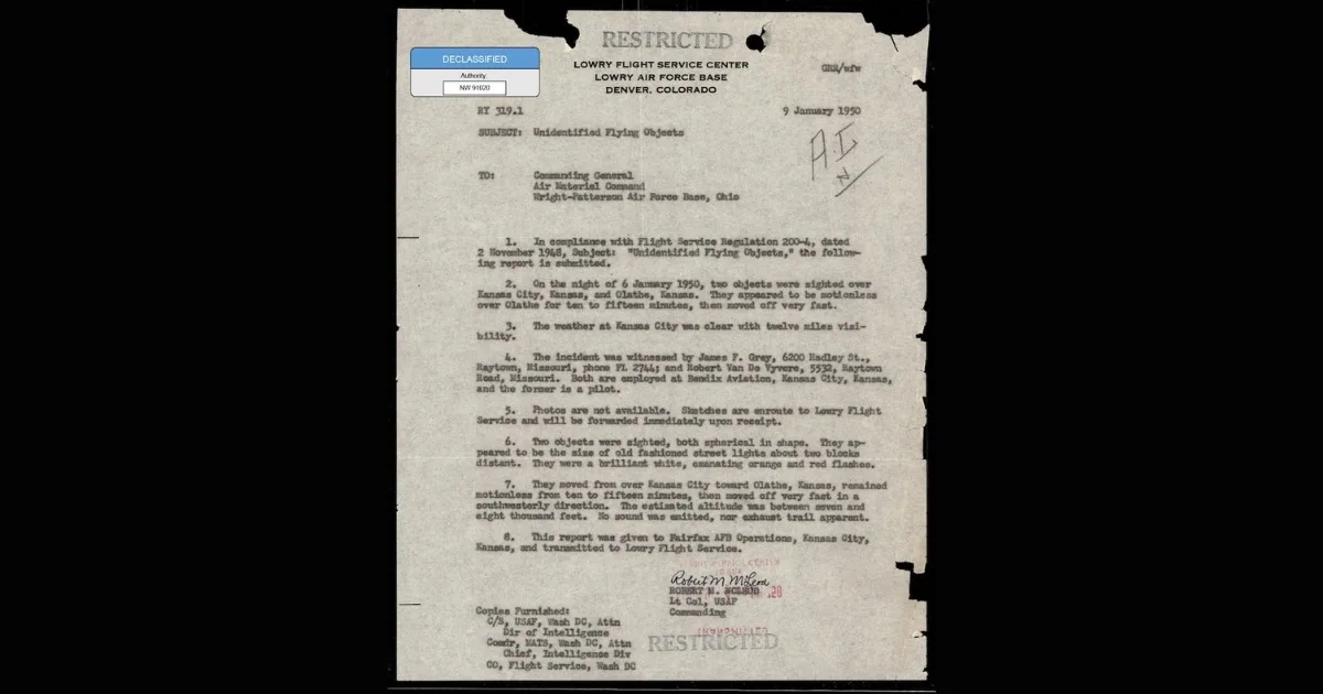 What's in the UFO files anyway?