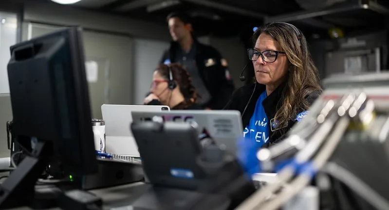 Lisa Seiler, Artemis II landing and recovery deputy director working on the Artemis II mission