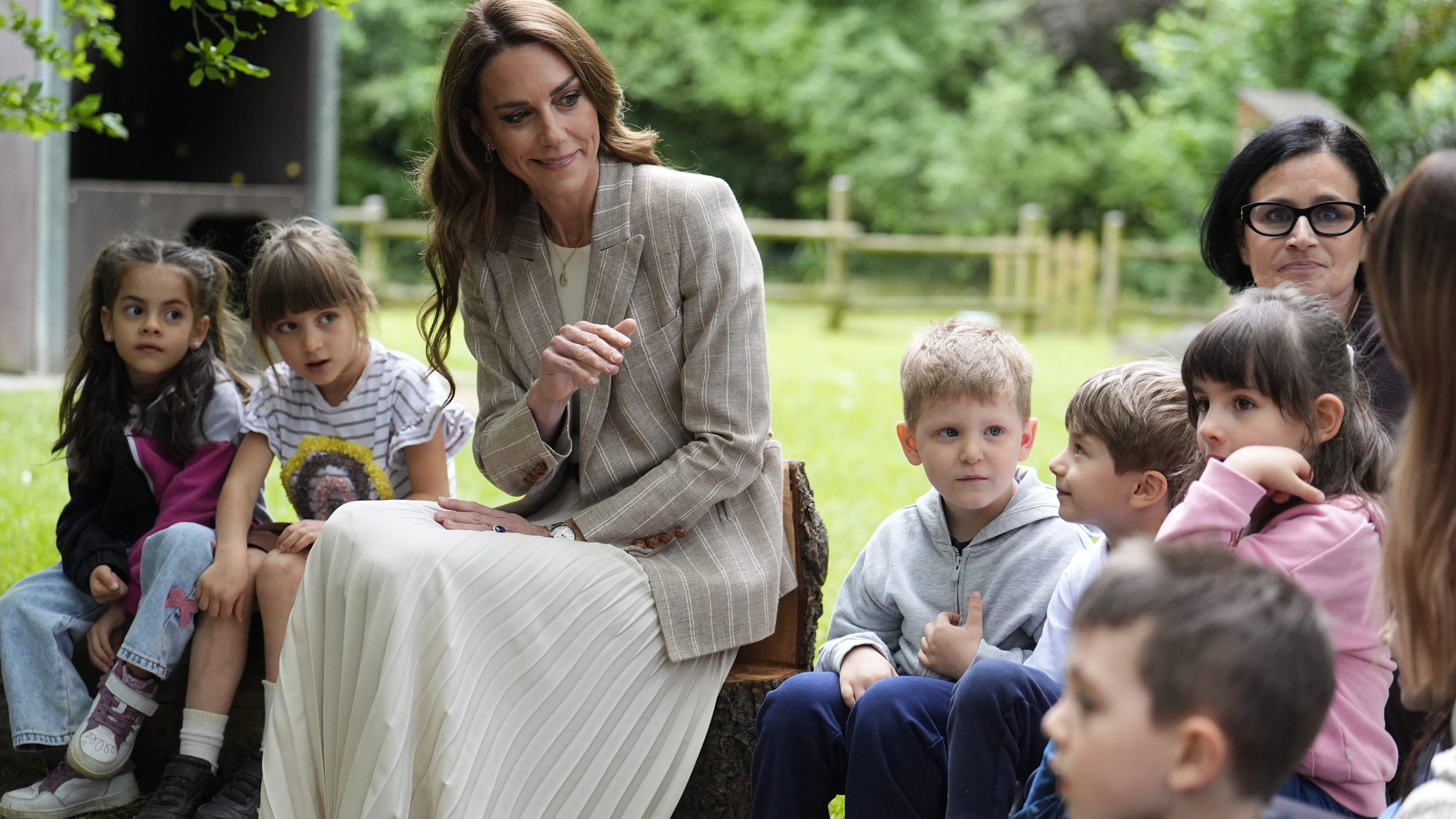 Live: Princess of Wales Meets Excited Kids At Pre-School Garden on Day 2 of Italy Trip