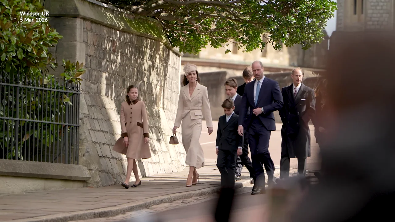 Watch Princess of Wales quietly help Prince Louis in sweet parenting moment at Easter