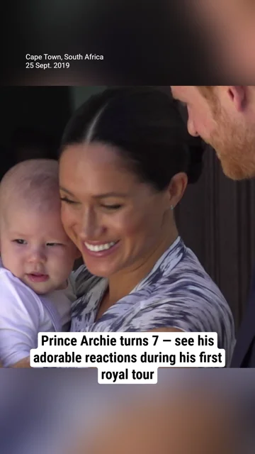 Prince Archie turns 7 — see his adorable reactions during his first royal tour