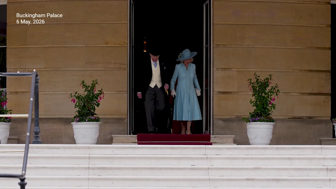King Charles hosts the first garden party of 2026, joined by his family members