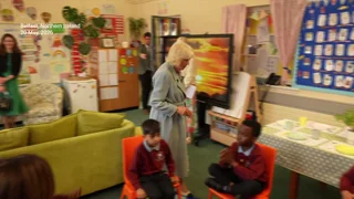 Watch: Queen Camilla has a fun time playing with school kids who ask her, 'Are you the Queen?'
