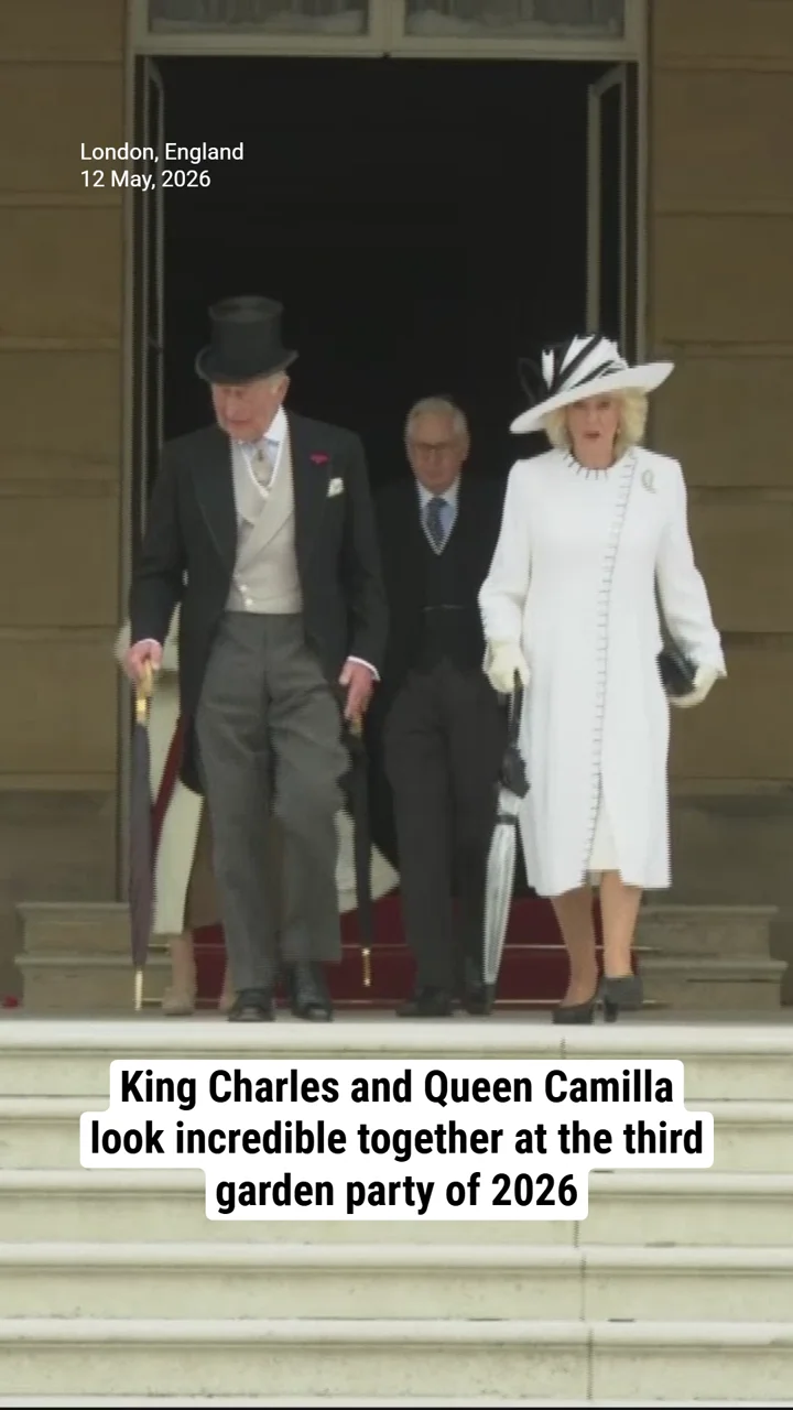 King Charles and Queen Camilla look incredible together at the third garden party of 2026