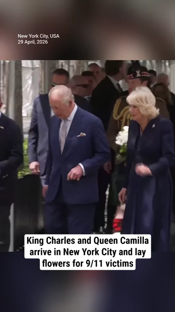 King Charles and Queen Camilla arrive in New York City and lay flowers for 9/11 victims