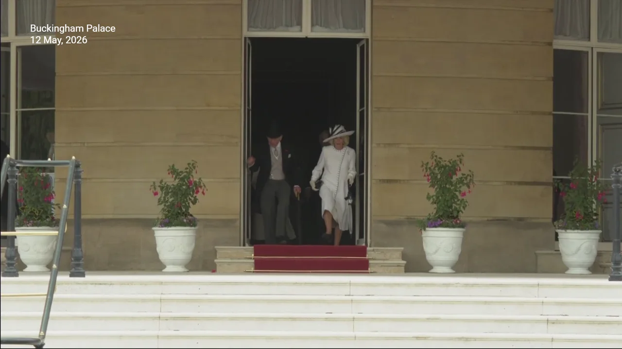 King Charles and Queen Camilla host the third Palace garden party of 2026 for frontline workers