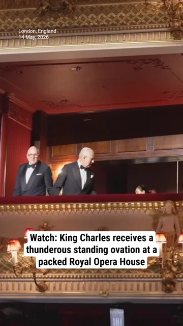 Watch: King Charles receives a thunderous standing ovation at a packed Royal Opera House