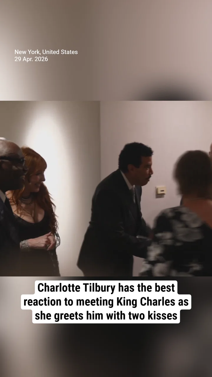 Charlotte Tilbury has the best reaction to meeting King Charles as she greets him with two kisses