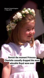 Revisit the moment Princess Charlotte casually dropped the most adorable Royal wave ever