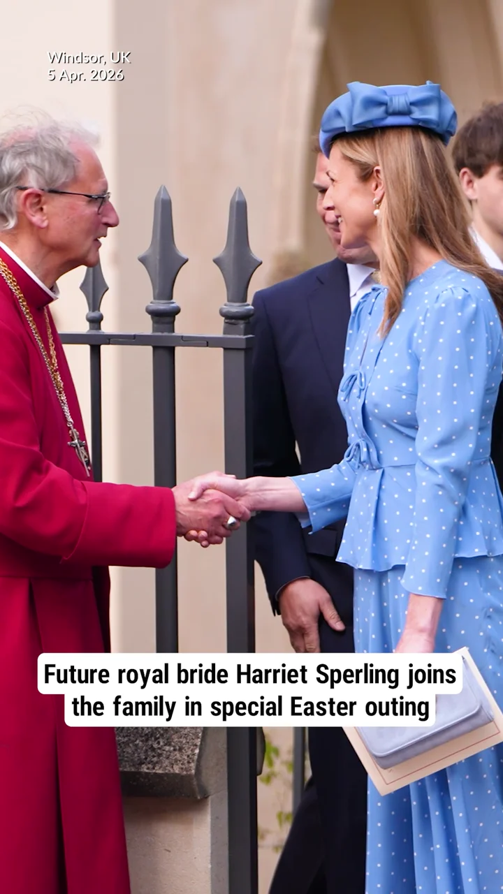 Future royal bride Harriet Sperling joins the family in special Easter outing