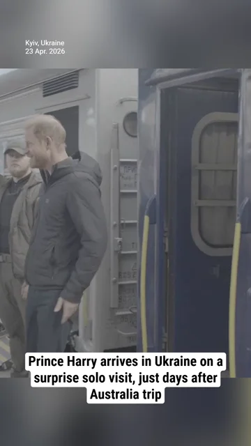 Prince Harry arrives in Ukraine on a surprise solo visit, just days after Australia trip